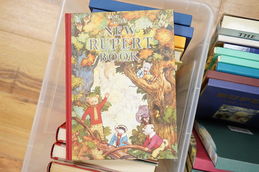 Rupert - Rupert Annuals - Collectors' Limited / Facsimile Editions. mostly coloured pictorial boards and most in their slipcase with coloured and mounted illus., coloured titles and illus. throughout, most with certifica